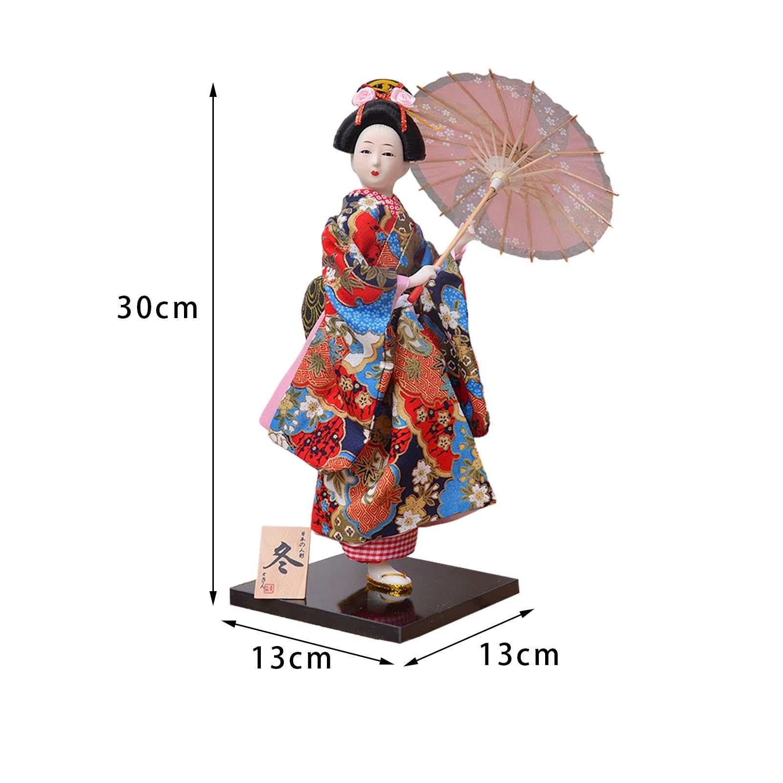 Amazon.co.jp: 日本の芸者オリエンタル人形、30センチメートル手工芸品