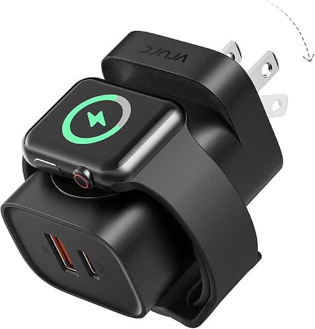 VRURC Charger for Apple Watch, Wireless Magnetic Portable iWatch Charger...