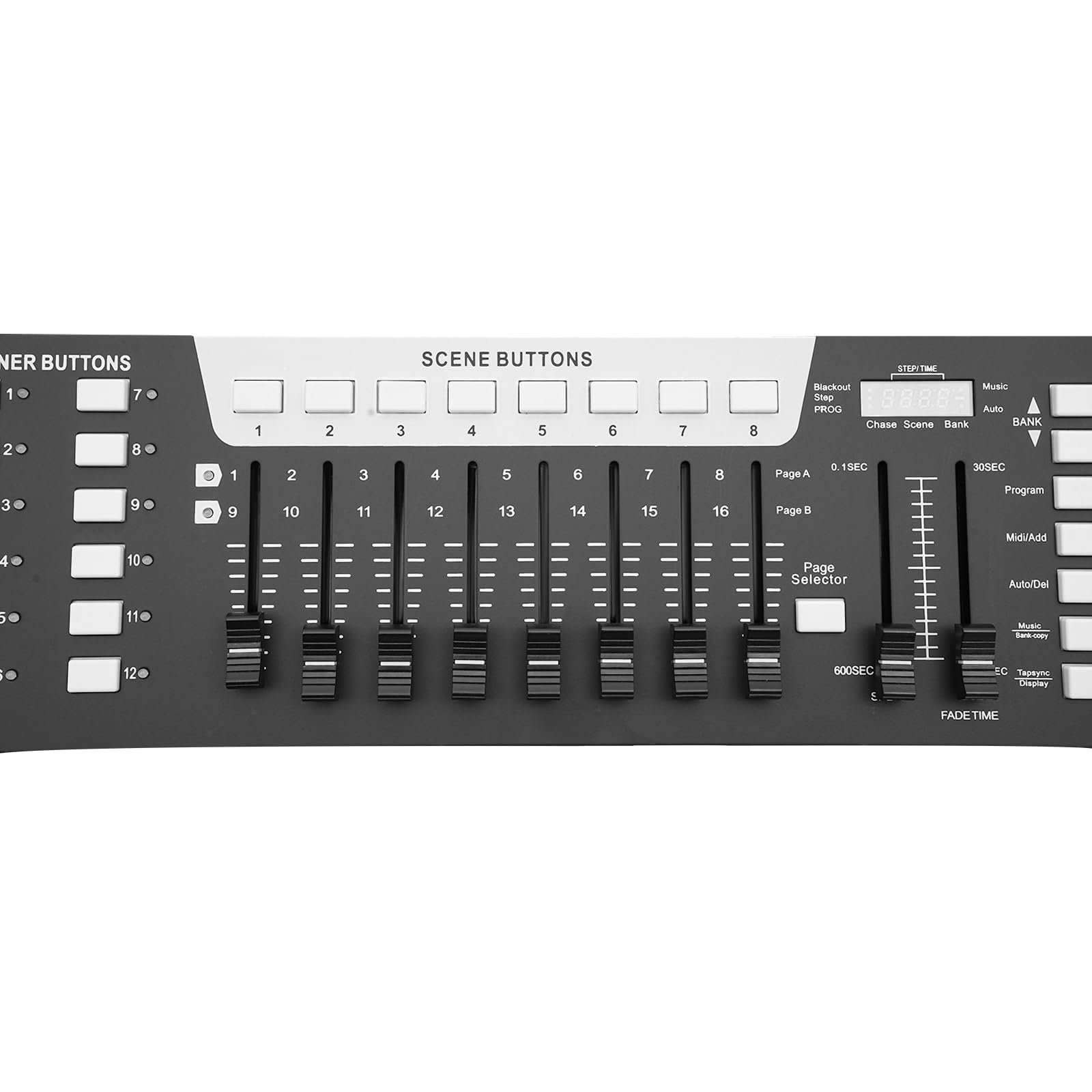 Console di mixaggio luci Dmx Controll, controller Dmx 192 canali Console DJ Dmx, controller mixer luci Dmx 512, controller di illuminazione DMX per luci a testa mobile Par Lights Fog Machine