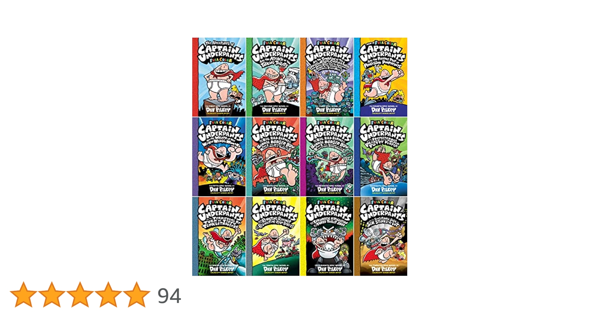 Captain Underpants 11冊セット　カラー版 Amazon | Captain Underpants Collection in Full Color | Dav