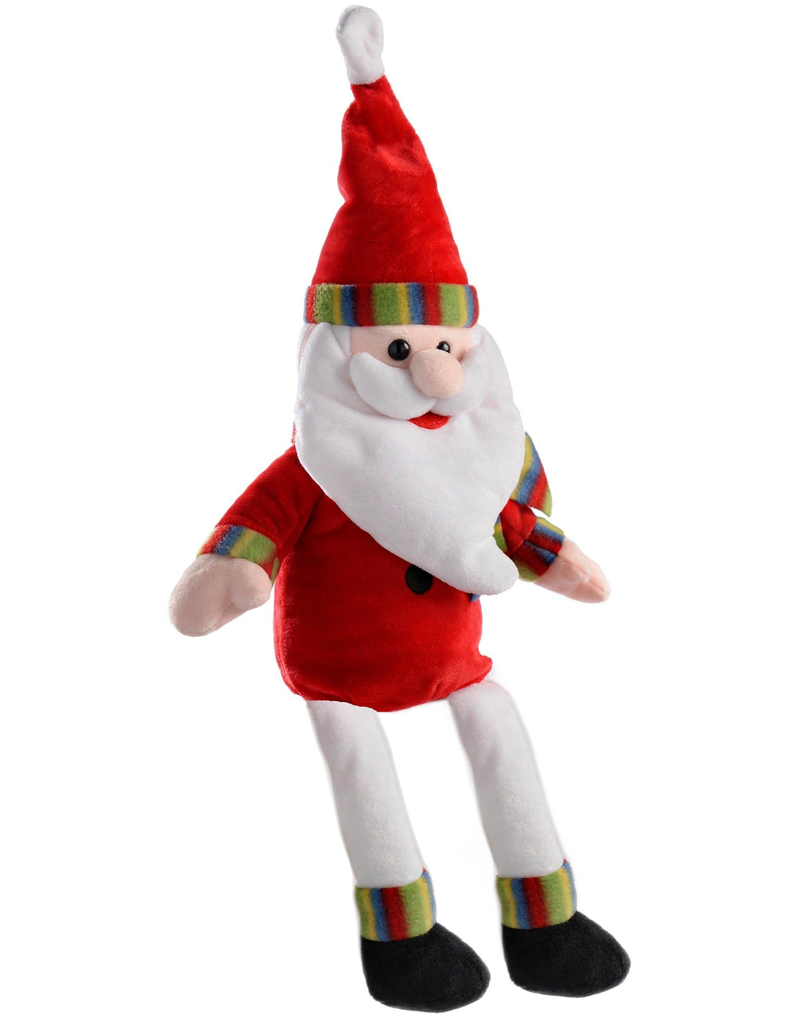 WeRChristmas Musical Waving Santa Christmas Decoration, 24 cm - Multi-Colour