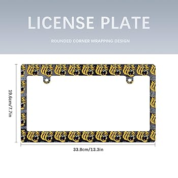 Amazon.co.jp: ナンバープレートフレーム 阪神タイガース