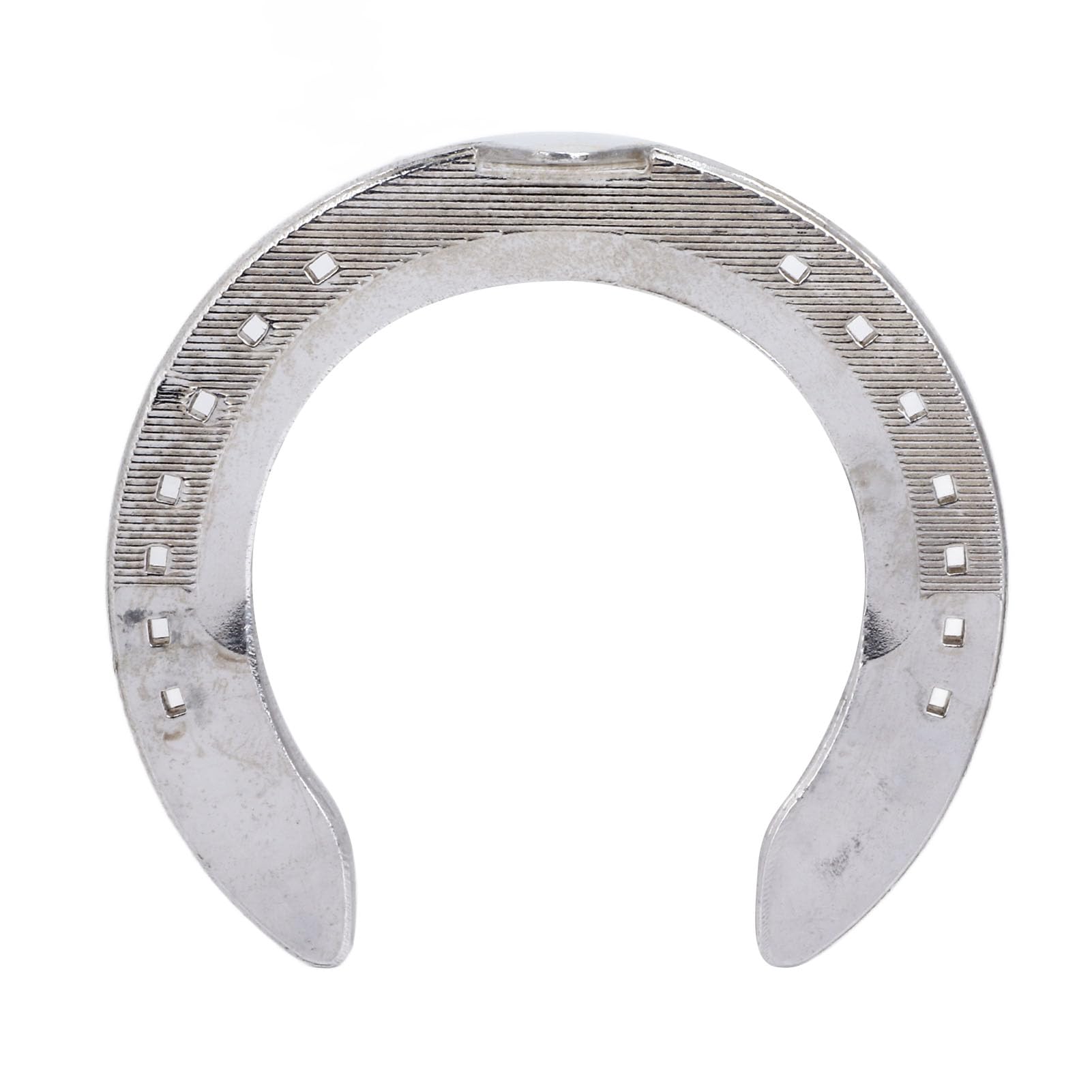 Fers à Cheval en Alliage d'aluminium 4 Pièces, Conception Légère pour Stabilité en Course, Poids 12,3-13,8 Oz, Traction Améliorée Hippodromes