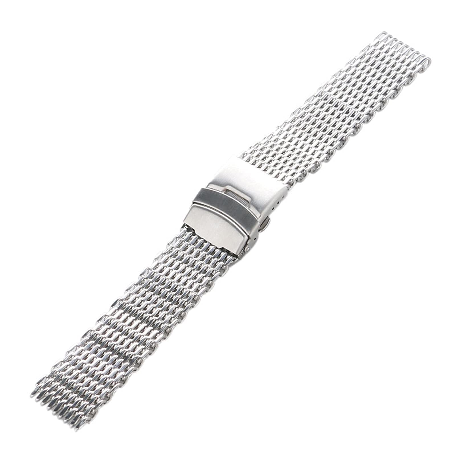 Paski do obserwacji, 18 mm 20 mm 22 mm 24 mm luksusowy stal ze stali nierdzewnej Mesh Band Mash