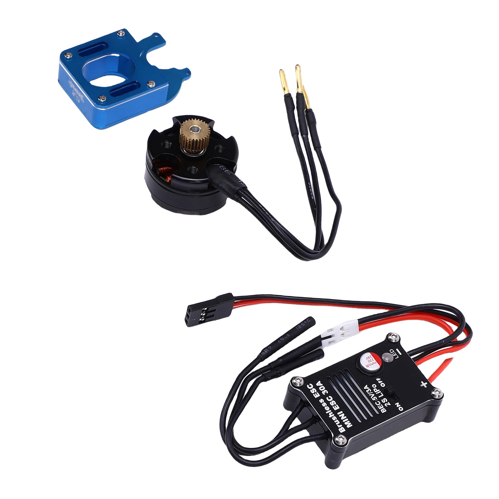 Cryfokt Zestaw Silnika Bezszczotkowego 2204 2400KV z Regulatorem Obrotów