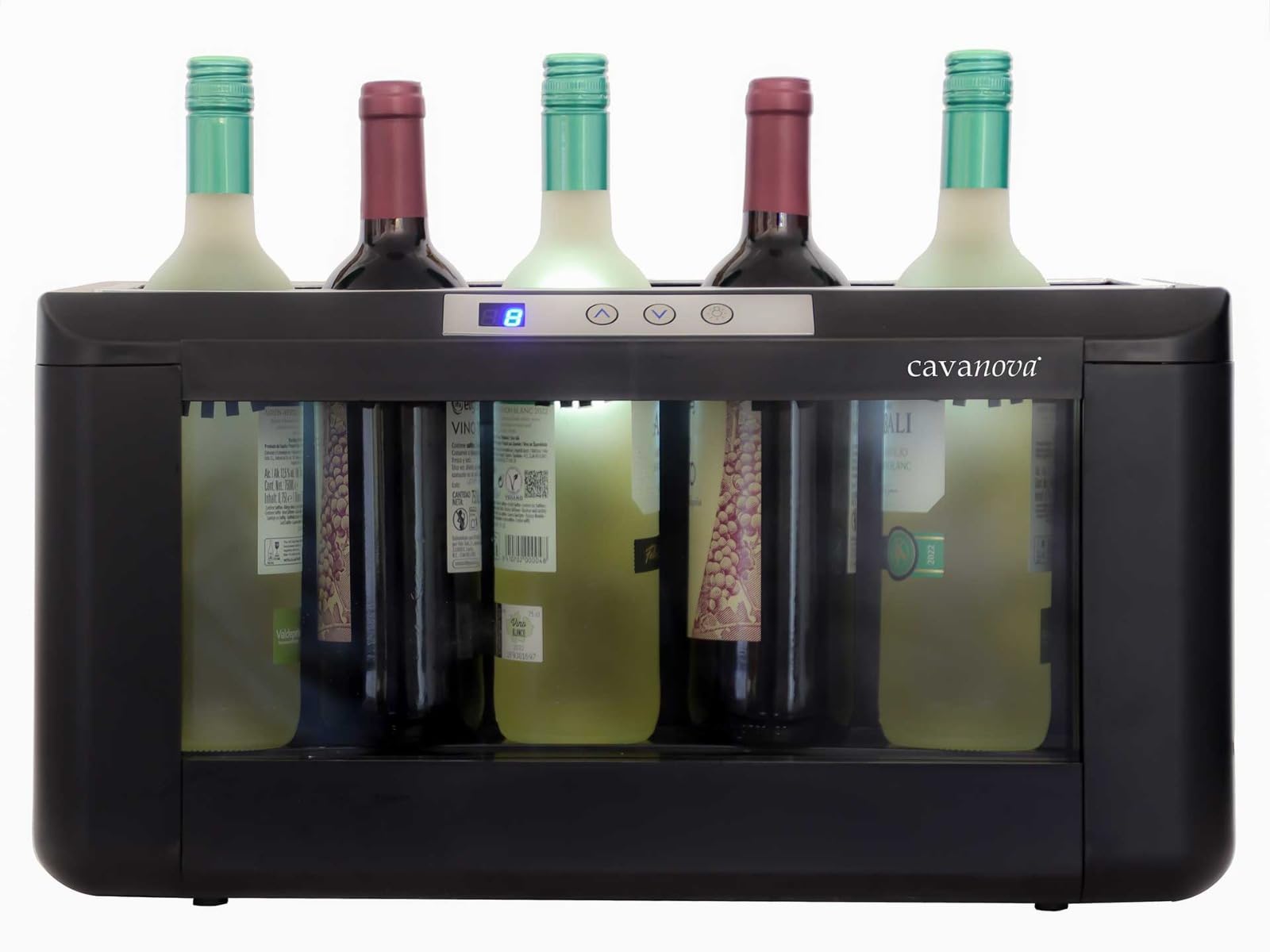 Cavanova OW004M - Refrigeratore orizzontale per 4 bottiglie magnum o 5 bottiglie standard