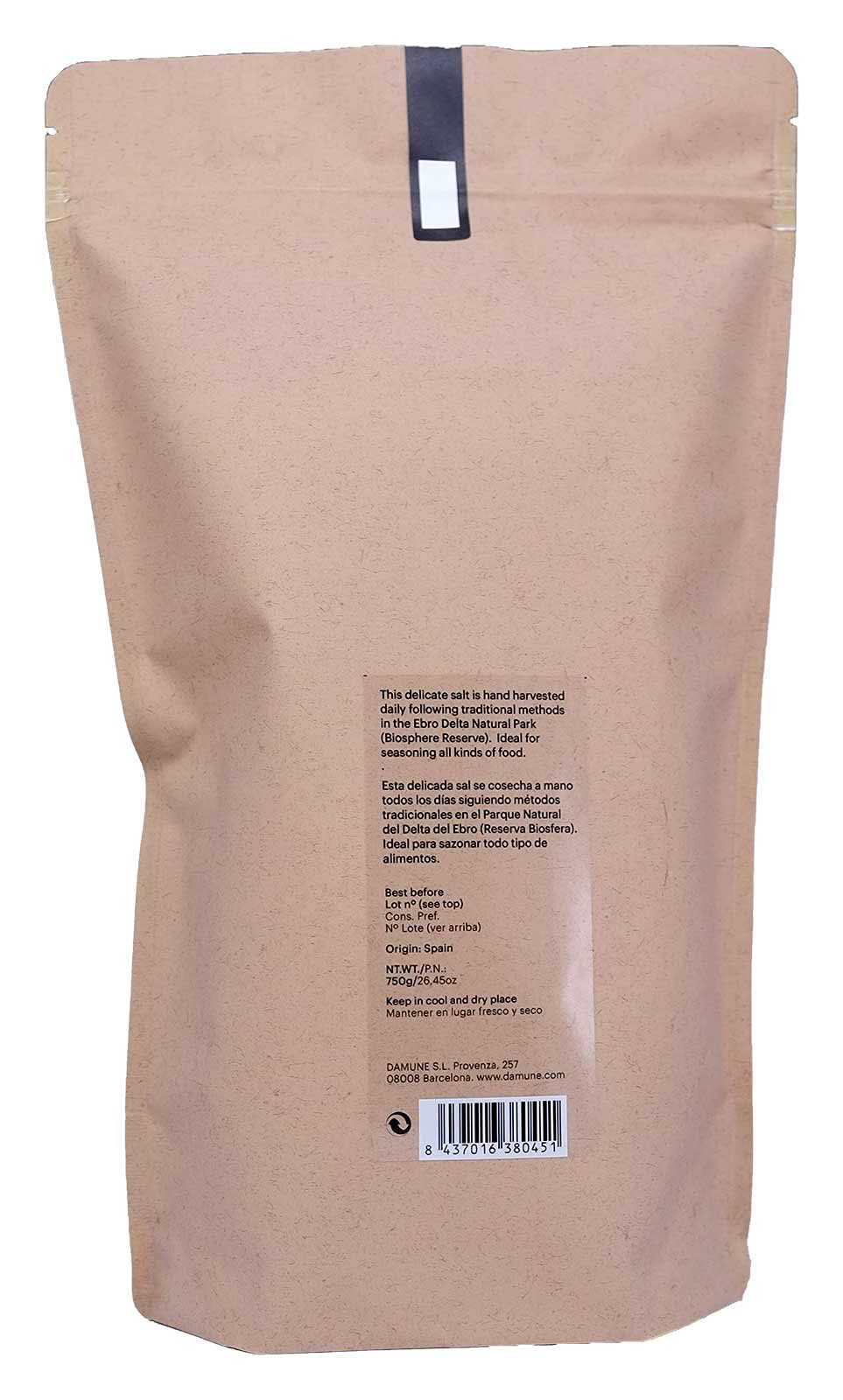 DAMUNE Fleur de Sel Delta de l'Ebre – 750g