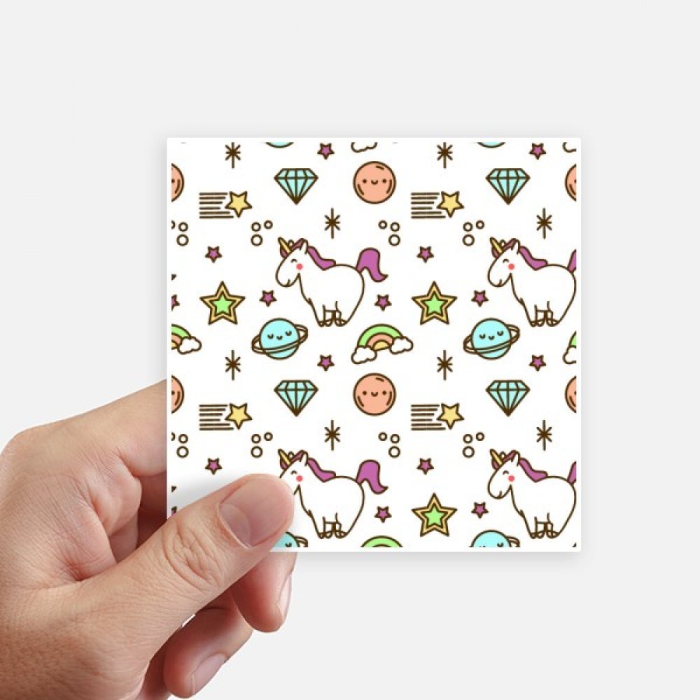 Stickers licorne multicouleur pour personnaliser valise et ordinateur portable