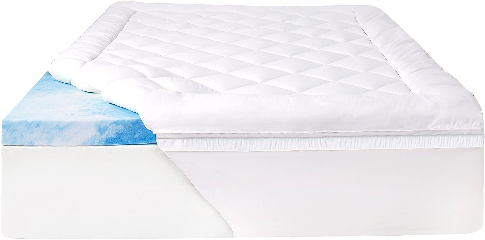 SealyChill 4" Memory Foam Mattress Topper, Queen