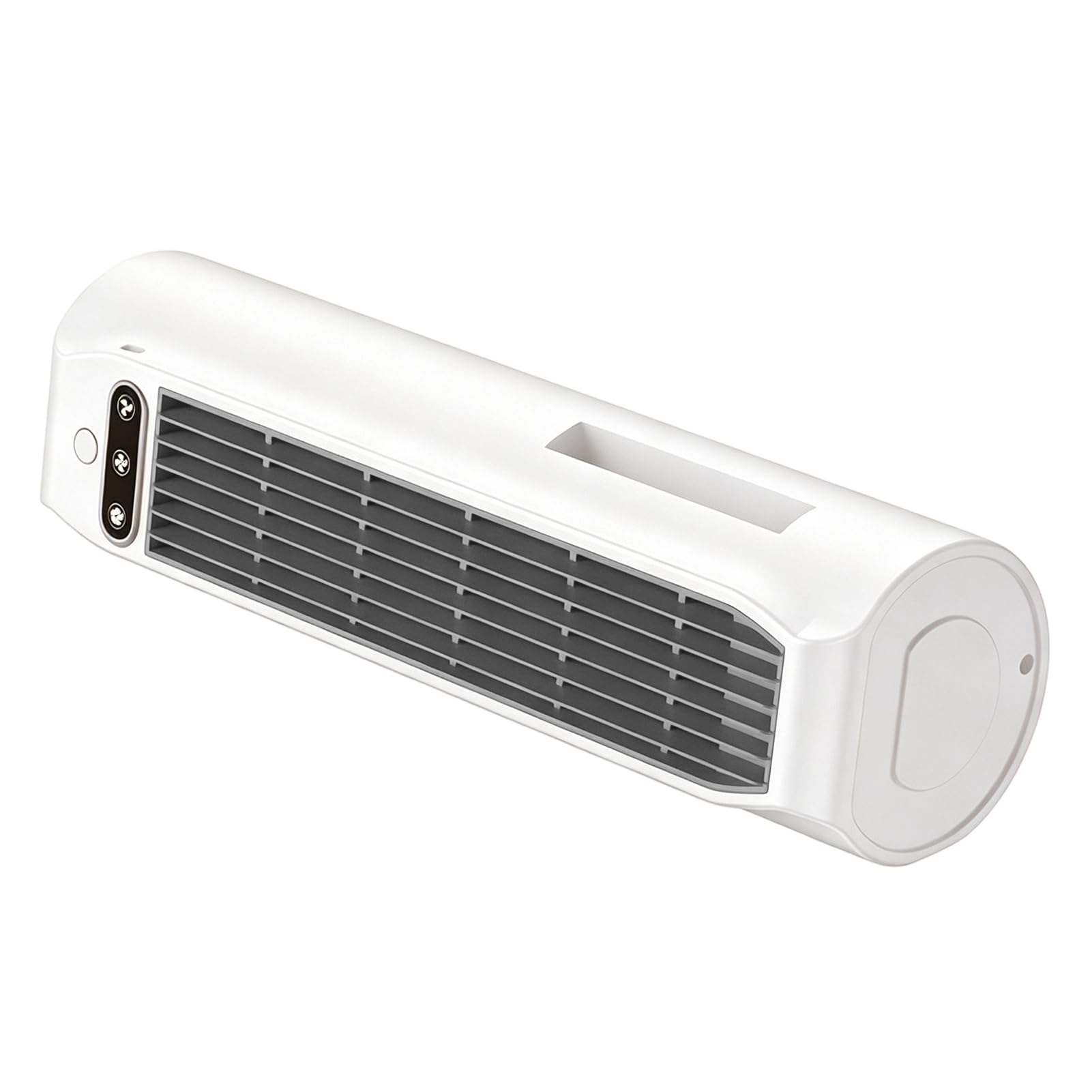 Tuxoiou Personal Air Conditioner, Cooling Fans That Blow Cold Air, 3 Wind Speeds & Cool Mist, USB Charging Bladeless Quiet Cooling Device for Office Bedroom Outdoor White