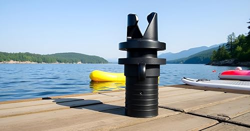 Miniatura 8 de Adaptador de bomba inflable Compresor Tabla de paleta Adaptador de bomba Adaptador de válvula de aire Conector para tabla de remo de barco inflable