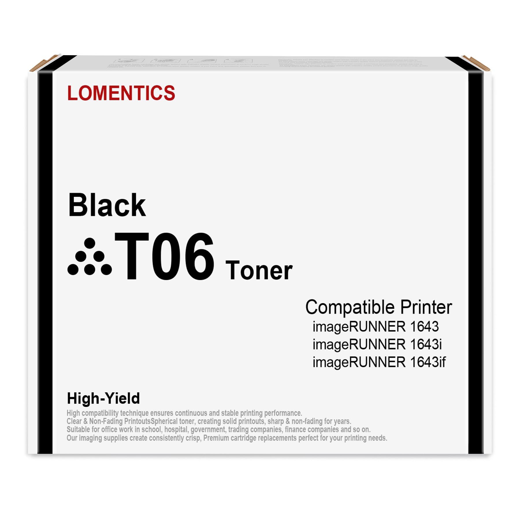 Canon T06 Toner Cartridge - CNMT06 Replacement For ImageRunner 1643i/1643iF Printers