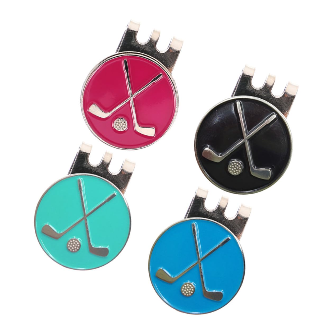 Milisten Fermaglio Magnetico per Cappello Clip del Cappello Pennarello per Pallina da Golf Pennarello da Golf Resistente all'Usura Pennarello Cappello