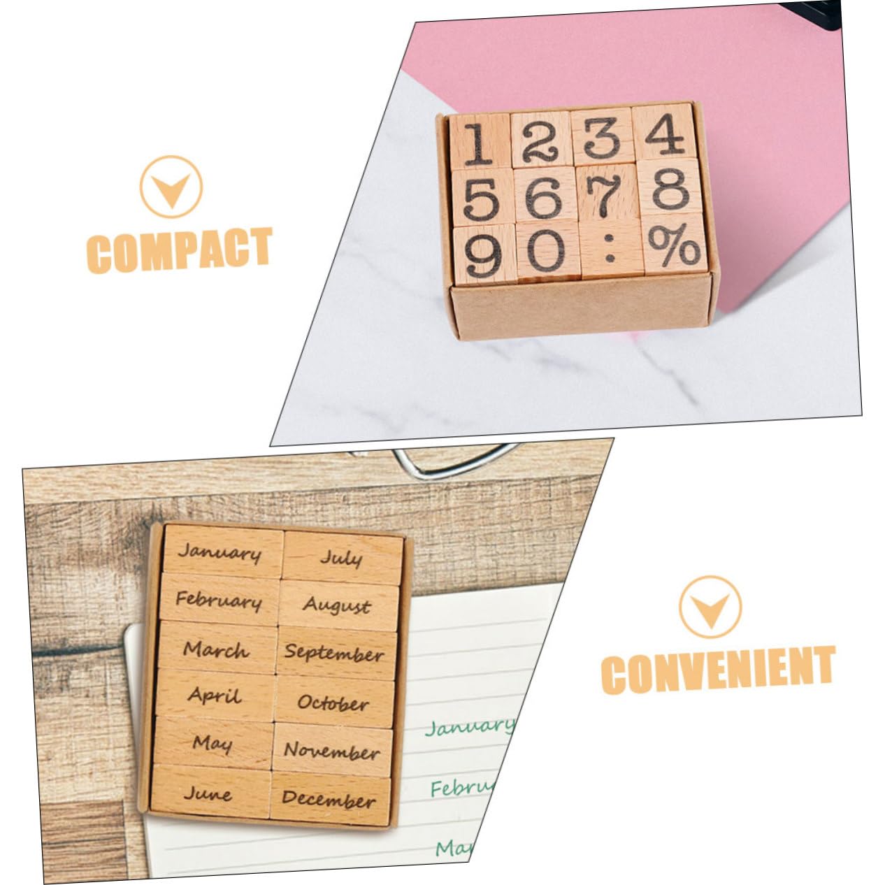Housoutil 10 Set Di Timbri In Legno Per Diario Data Planner Decorazioni Retrò Scrapbooking Timbri Per Scrapbooking Timbri Fai Da Te Timbri In Legno Per Artigianato Timbri In Gomma