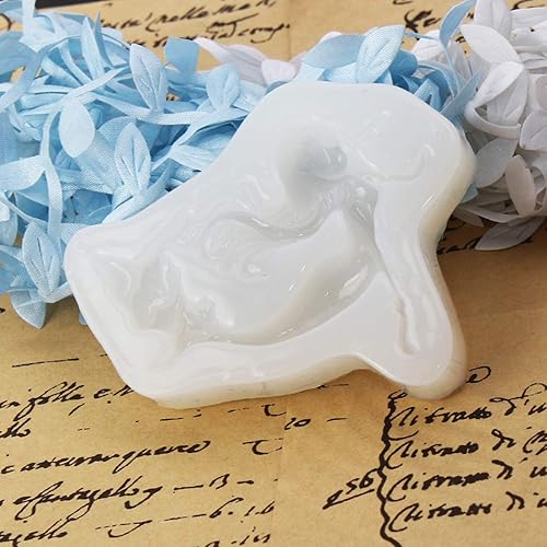 Miniatura 3 de iSuperb 2 moldes en forma de sirena, moldes de resina, moldes de silicona, moldes de fabricación de joyas, moldes de fundición de resina epoxi para