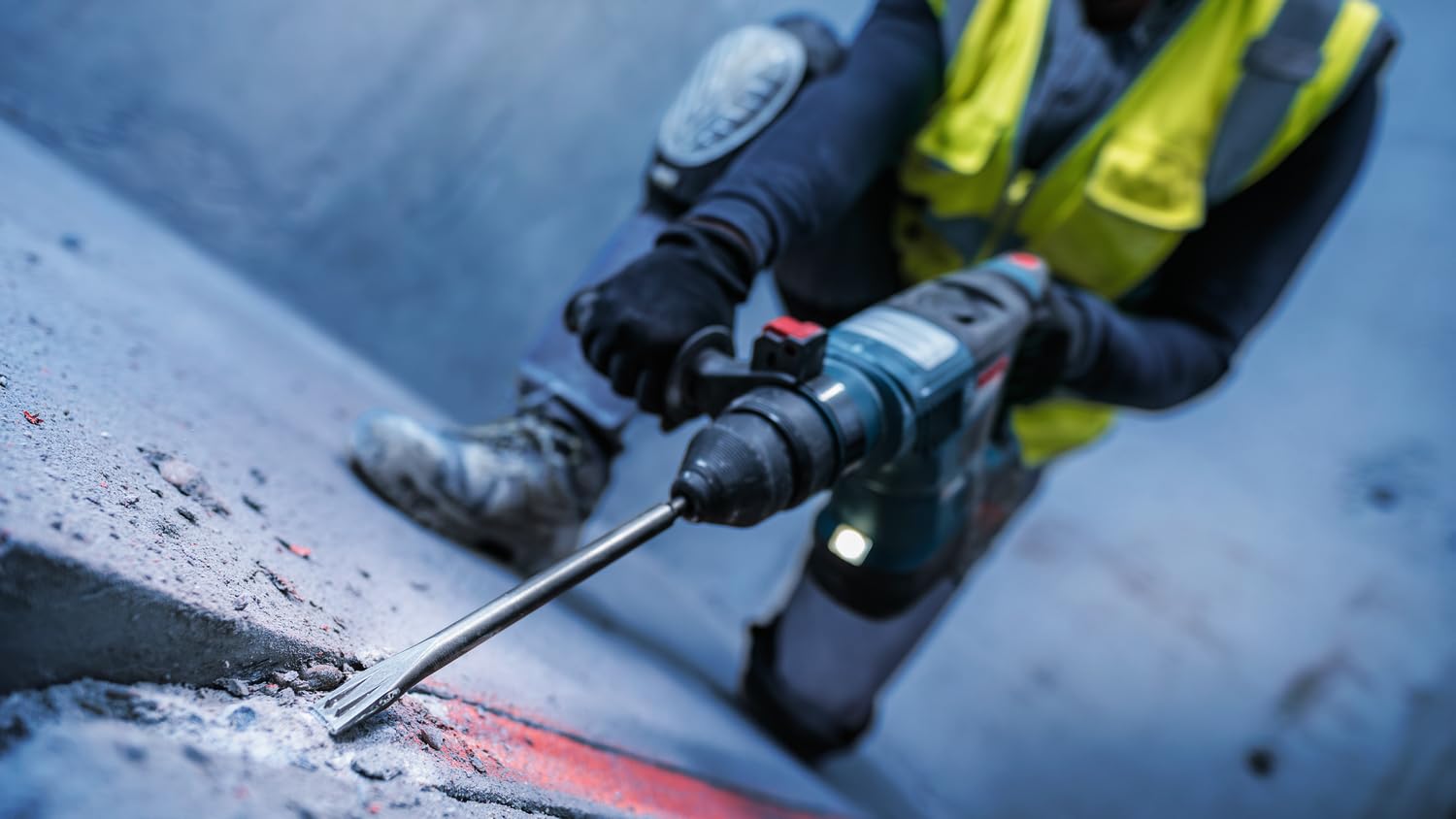 Bosch Professional Cincel plano SDS-plus: 250x20mm, nero