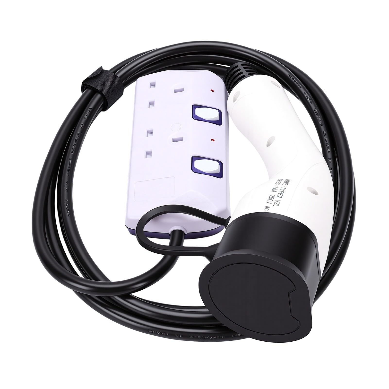 Adaptador de Tipo 2 de Vehículo a Carga de 9.8 Pies (3 Metros) y