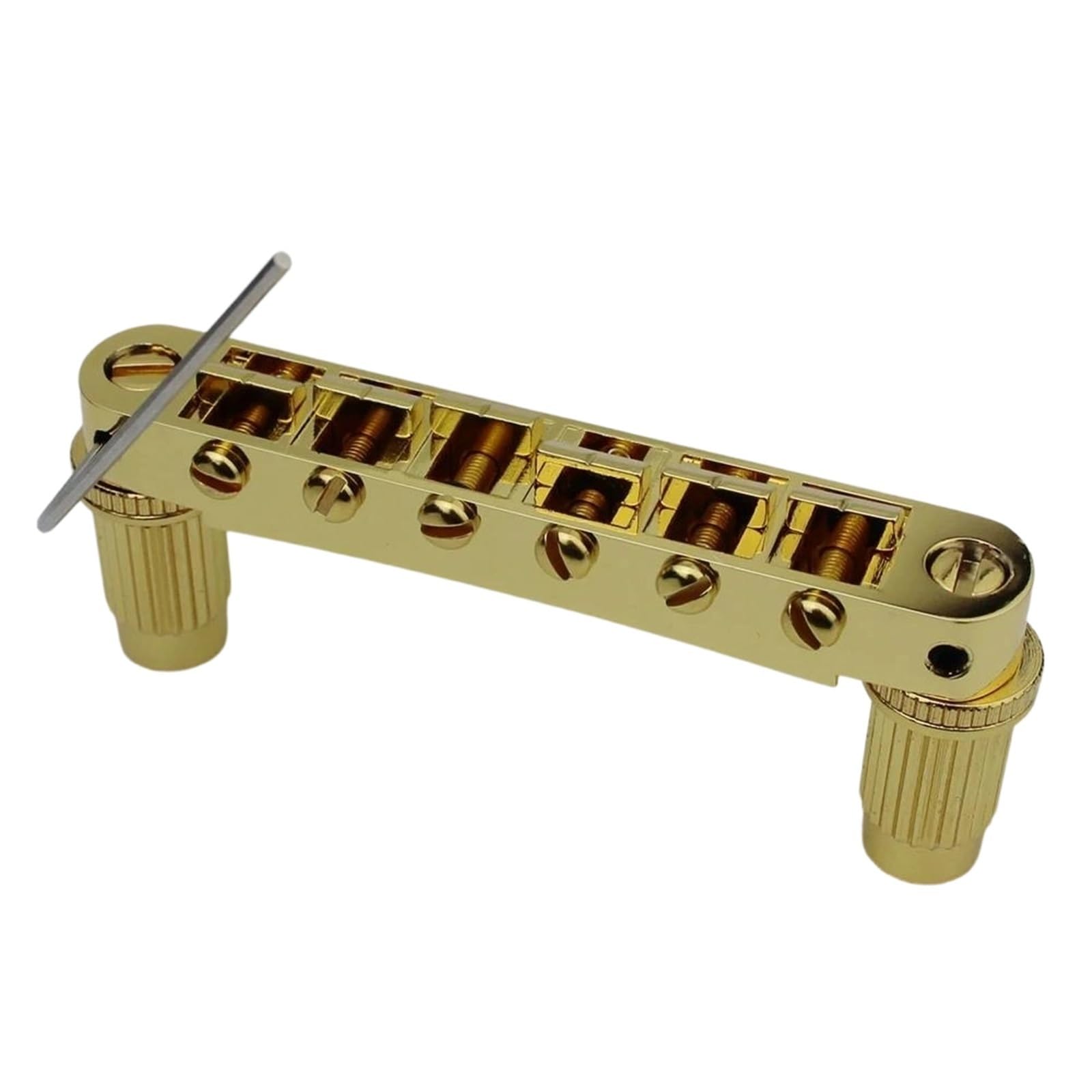 Chevalet De Guitare Pont De Guitare Électrique Et Cordier Barre D'arrêt Avec Ancres Et Goujons Accessoires Pour Instruments Musique Standard(OLD)