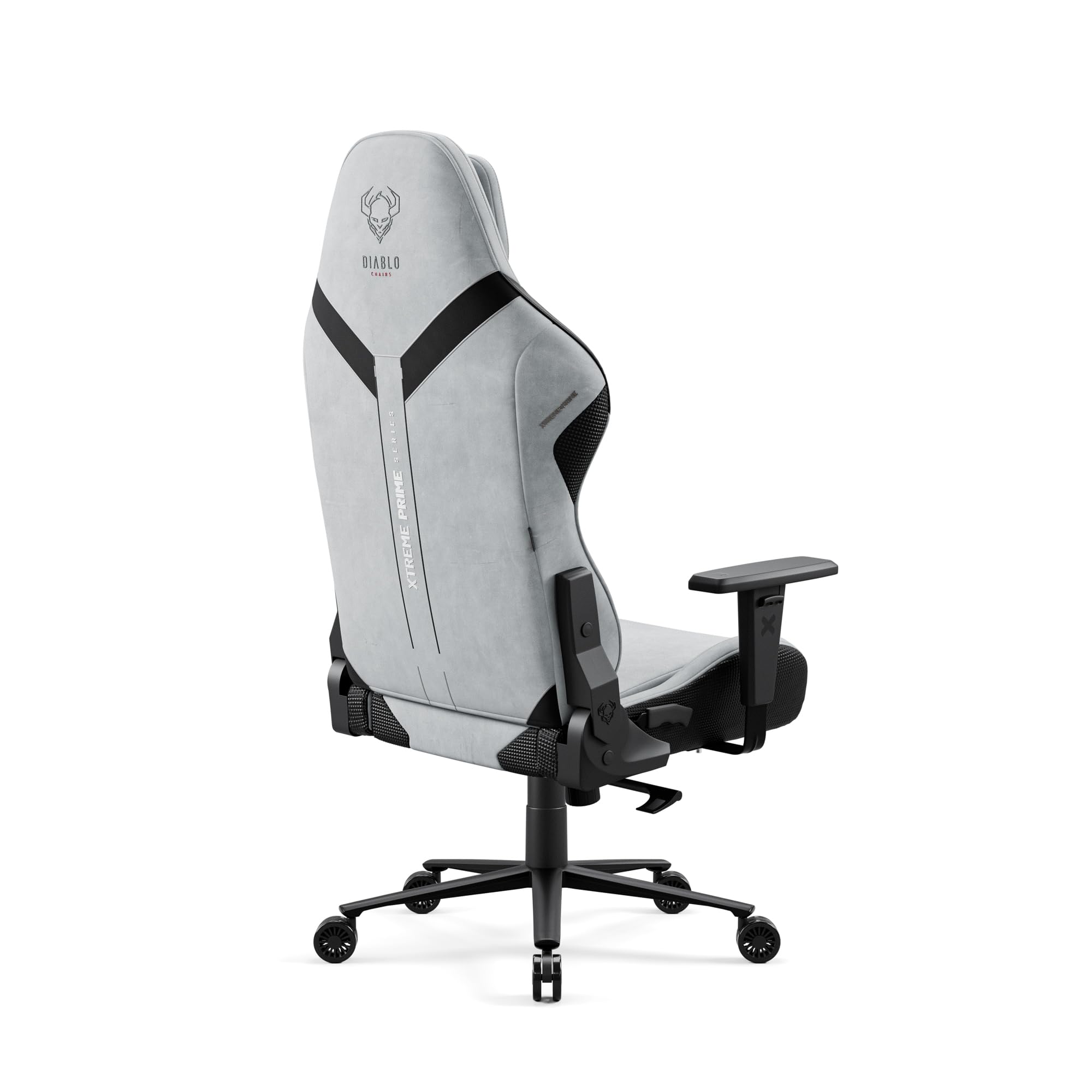 DIABLO X.One Prime Sedia Gaming Tessuto X.One Prime - Poltrona Gaming Ergonomica con Braccioli Regolabili, Cuscino Lombare e Seduta Refrigerante - Base in Metallo - Gaming Chair 140 kg