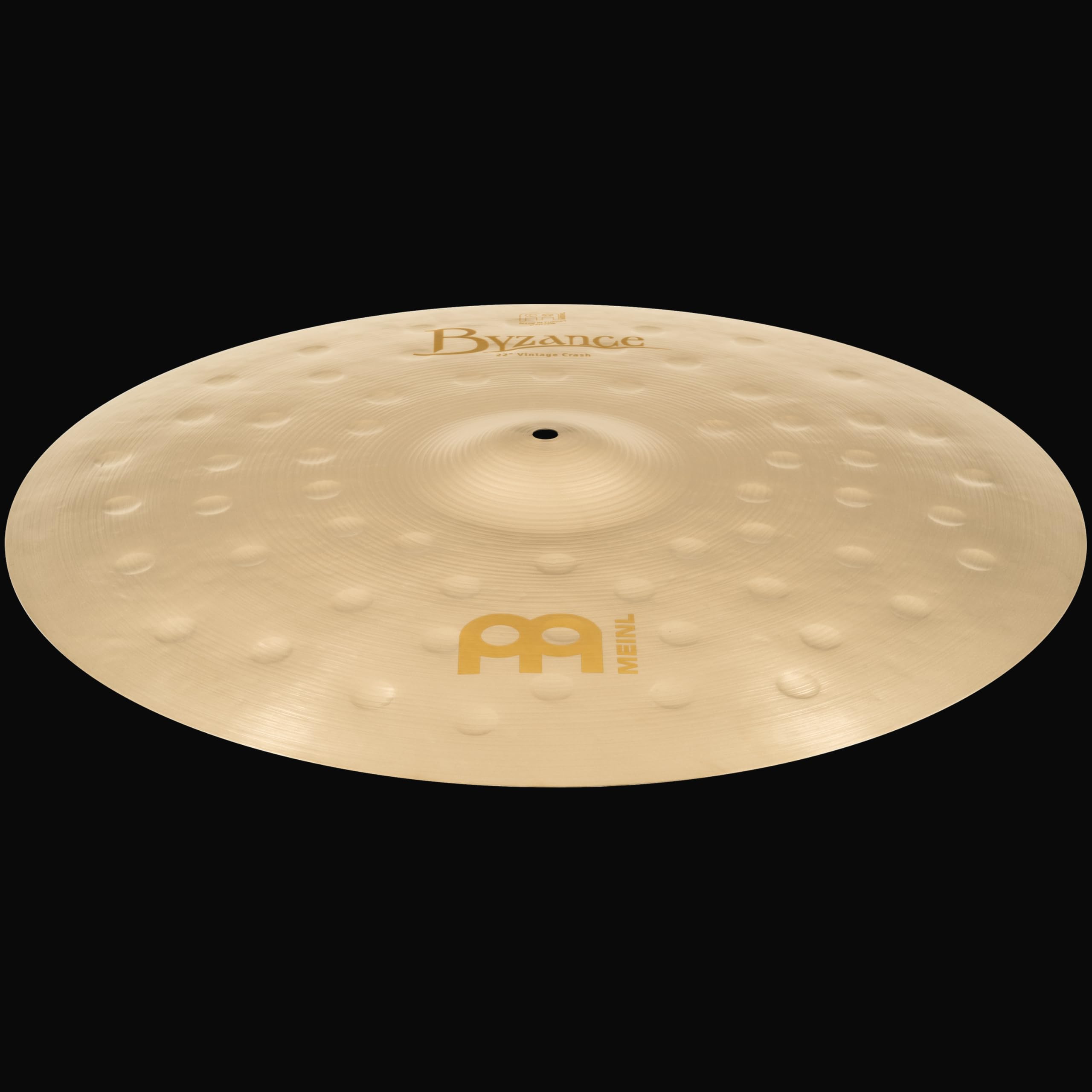 Meinl Cymbals Byzance Vintage Cymbale Crash 22 pouces (Vidéo) pour Batterie (55,88cm) Bronze B20, Finition Sablée (B22VC)