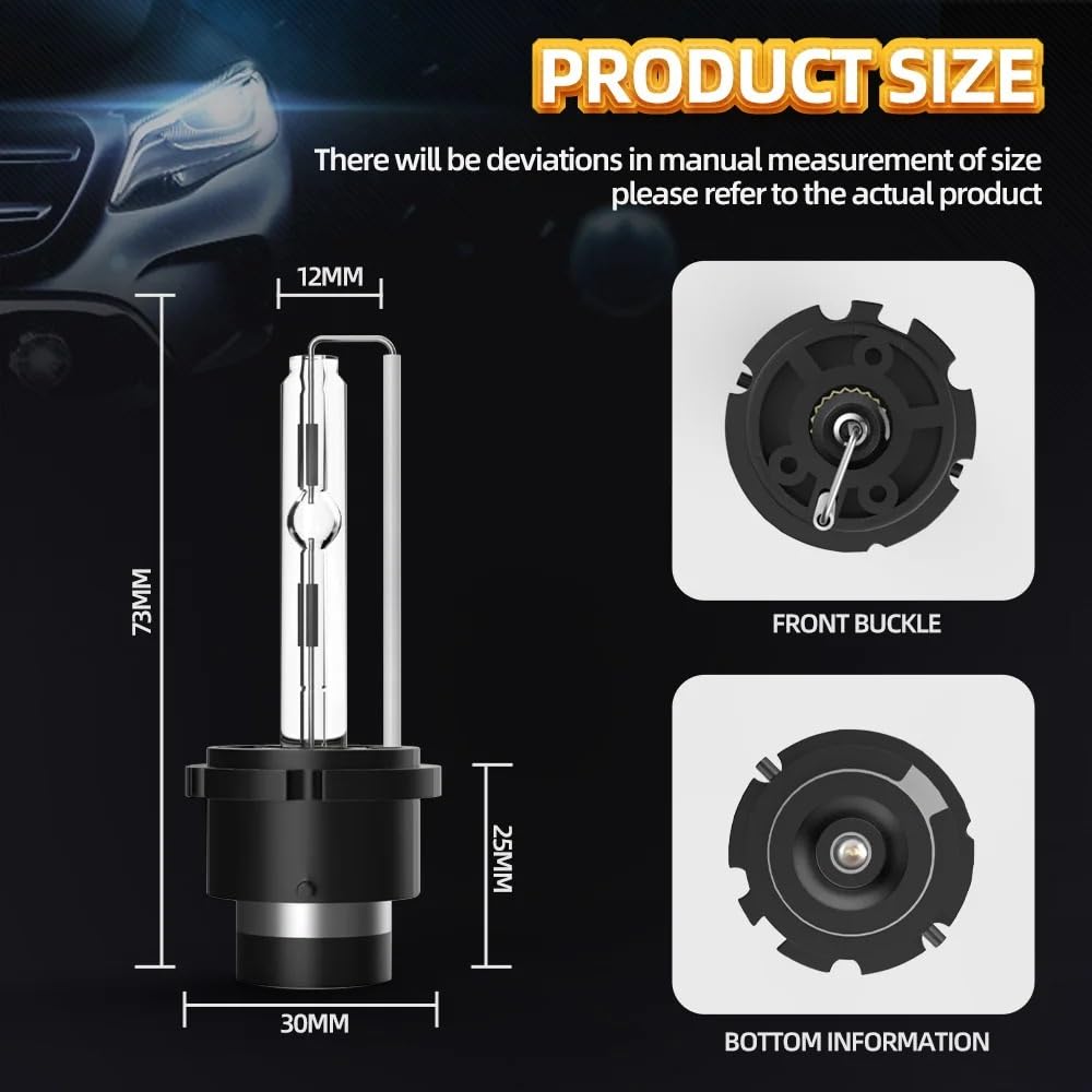 Reflektor LED Do Golf Mk4 Mk5 Mk6 1997-2012 Żarówki halogenowe | Reflektory Samochodowe 12V 2x HID Xenon D2 D2S 35W Reflektory Żarówki