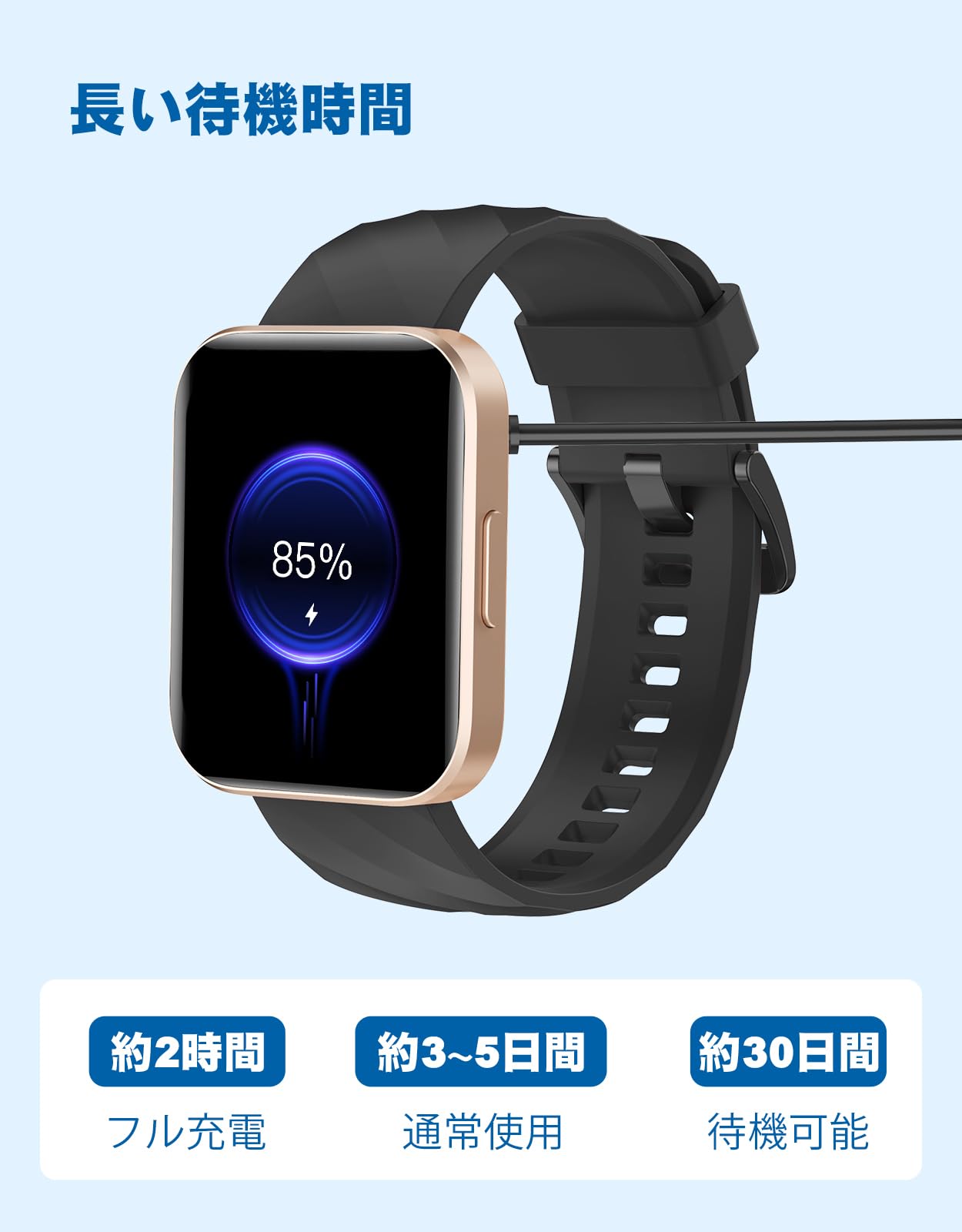 Amazon | RUIMEN スマートウォッチ iPhone アンドロイド 対応 通話機能