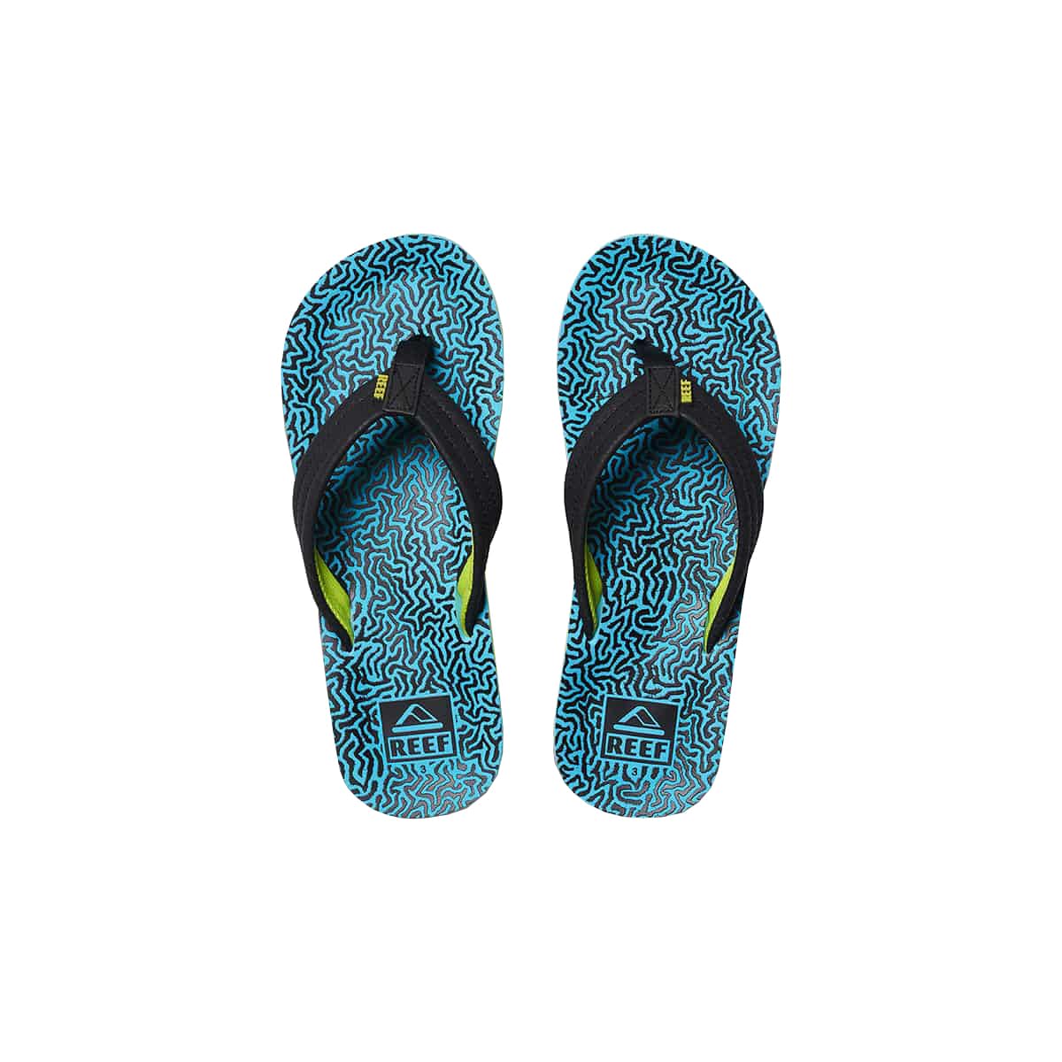 REEF Boys Kids Ahi Beach Flip Flop, Soft Cushion Footbed, Water Friendly