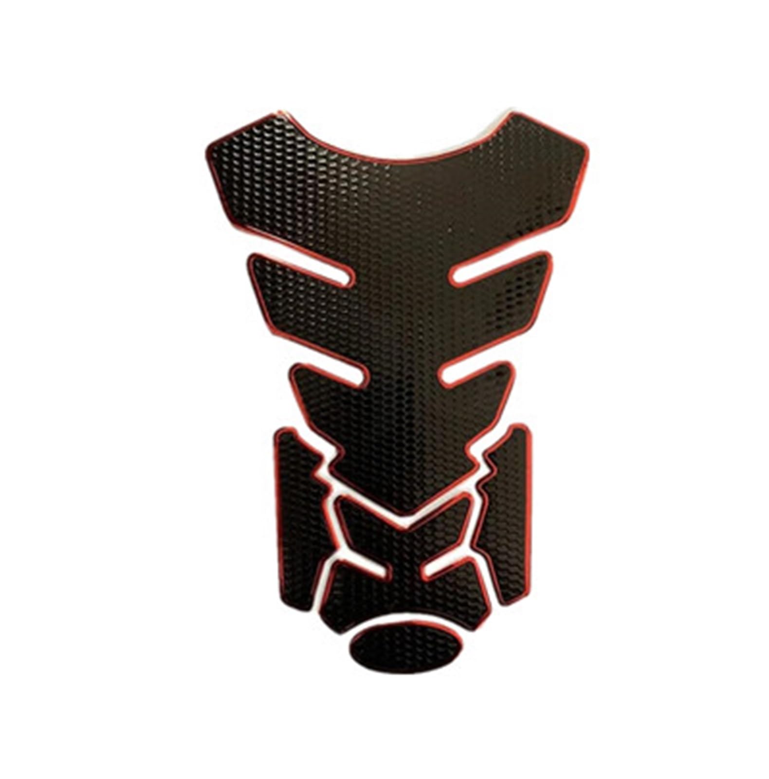 Motorcycle Fuel Gas Tank Pad Sticker Protector Decal for Z1000 ZX-6R ZX-636 ZX-9R ZX-10R ZX-12R(Rosso)