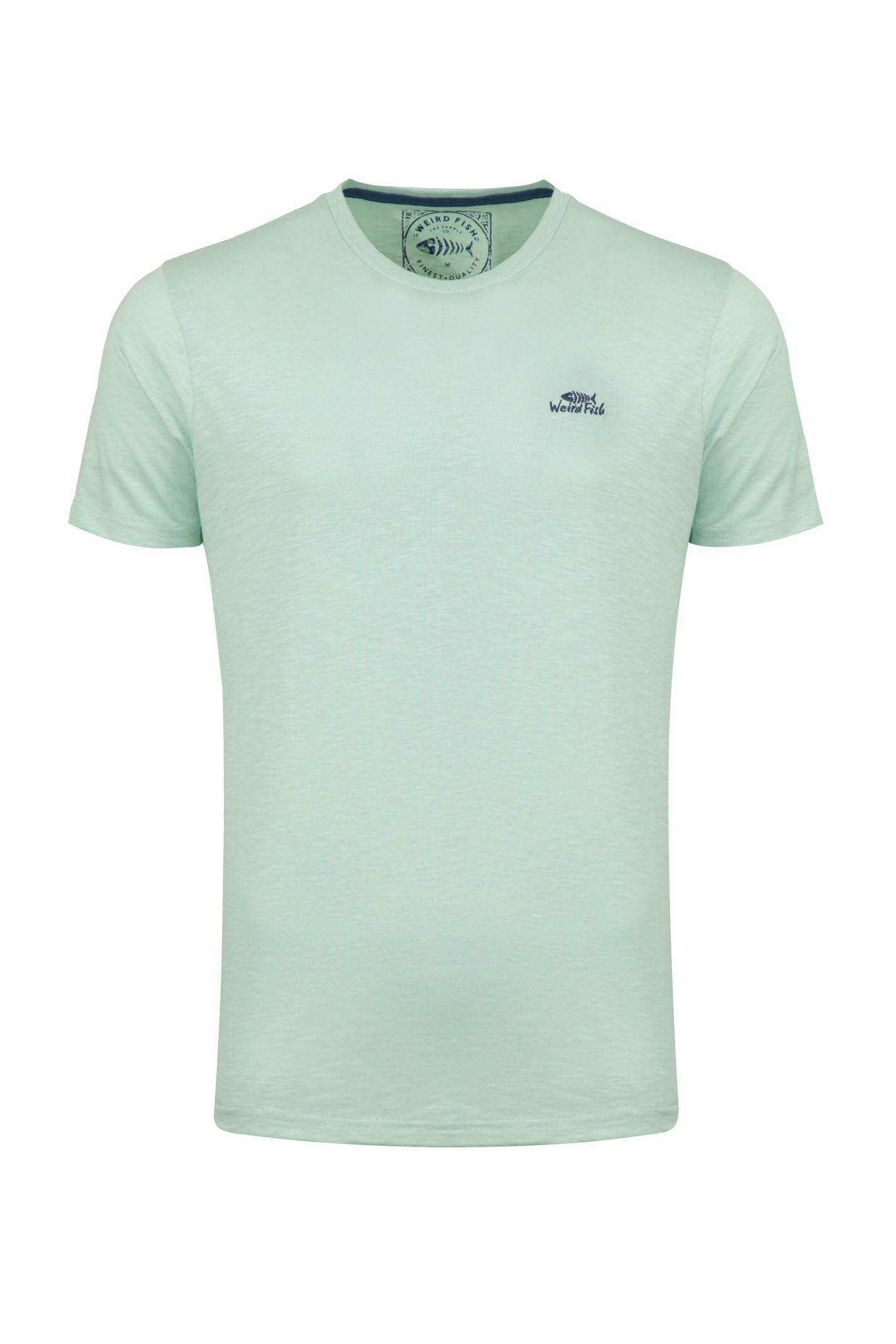 Weird Fish Men's Green Fished Organic Branded T-Shirt