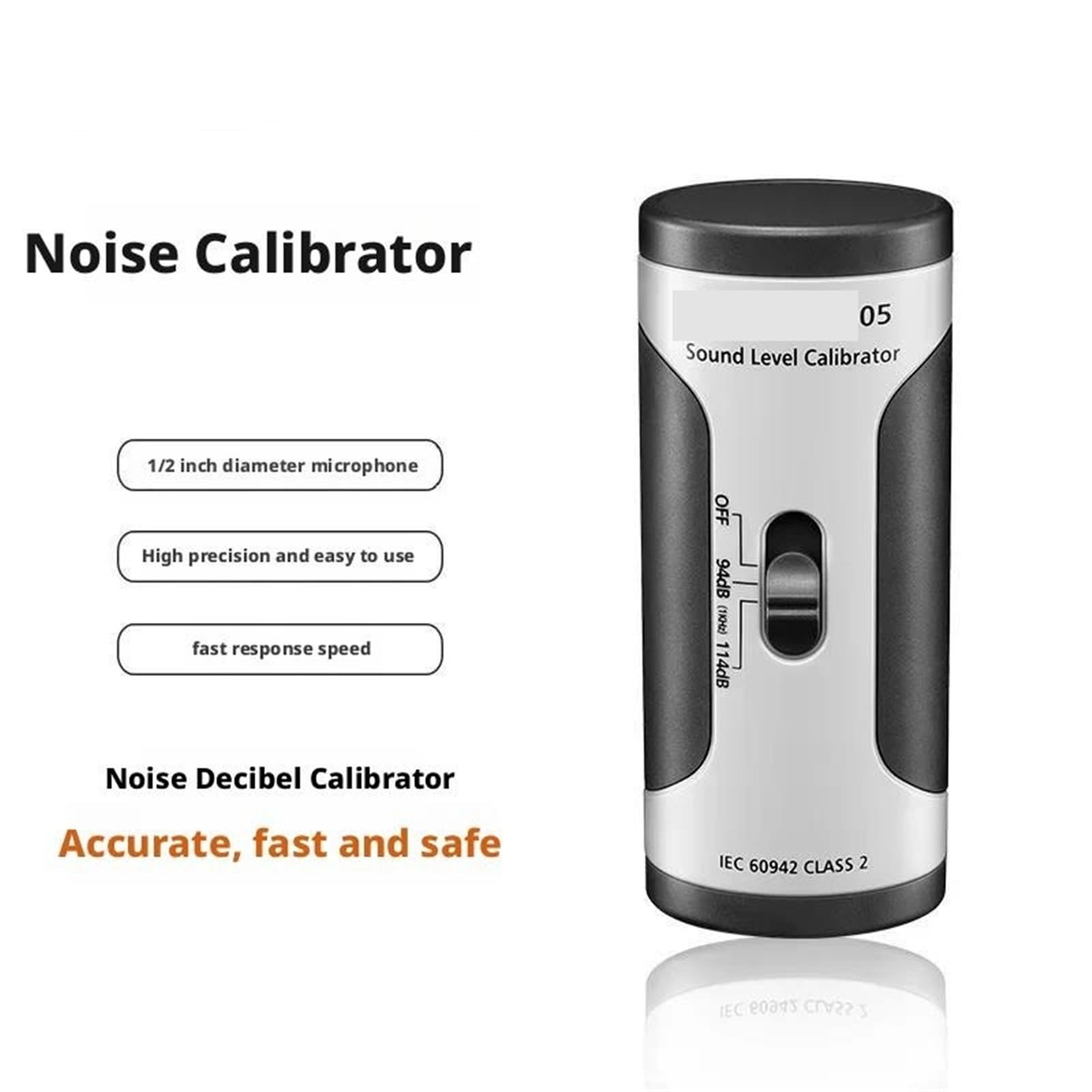 Misuratore di Decibel, fonometro, calibratore di Livello sonoro, fonometro, calibratore SC-05