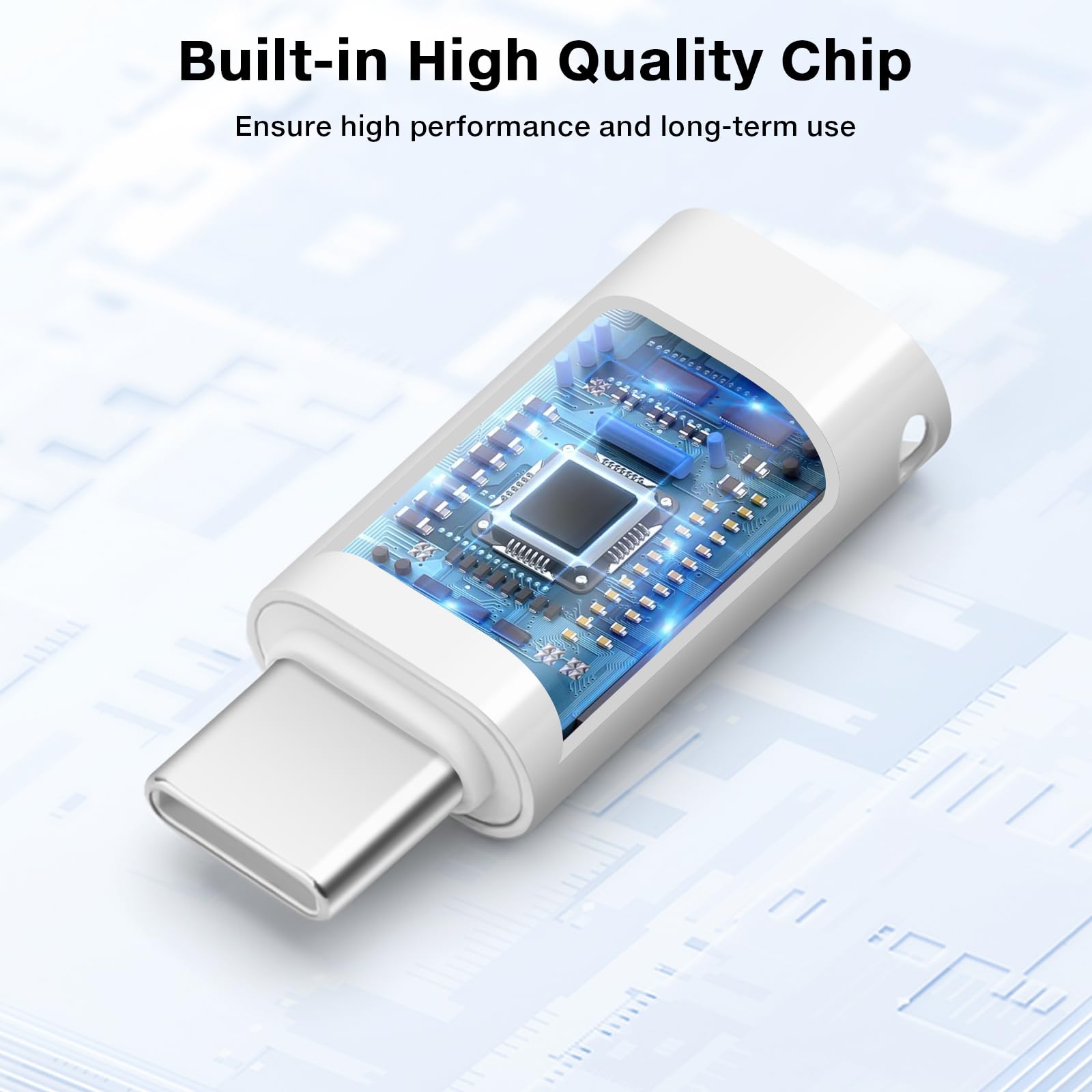 Adattatore Lightning da USB C a 3,5 mm (2 in 1) per iPhone