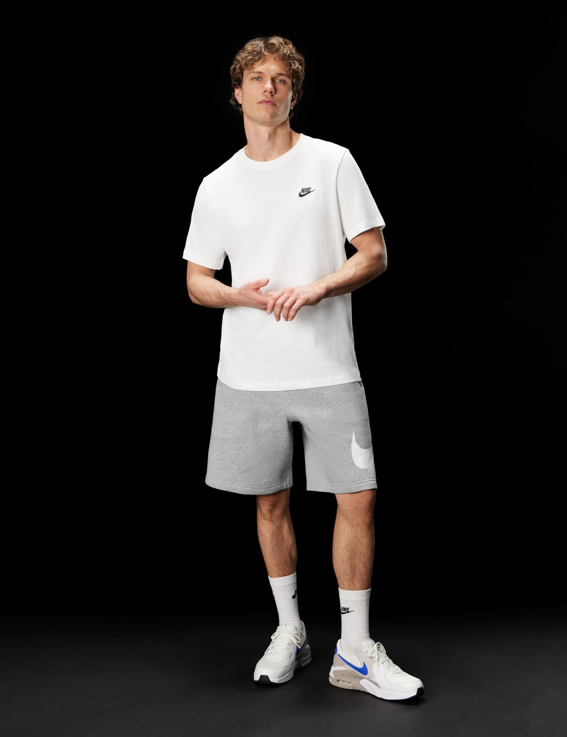 Nike - Nike Club Fleeceshorts mit Angerauter Innenseite (Herren), Pantaloncini in Pile con Interno Felpato (Uomo) Uomo