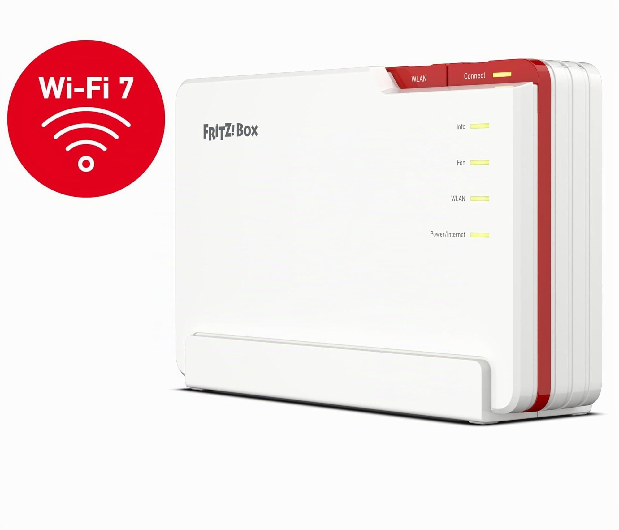 FRITZ!Box 5690 Pro | routeur DSL et Fibre | Wi-FI 7 jusqu'à 18,5 Gbit/s | Pour lignes DSL, AON et GPON, Wi-Fi tri-bande (2,4/5/6 GHz), débit au top pour 4K/8K et les jeux, Mesh Wi-Fi, Made in Europe