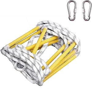 FairUo Ladders,Escape Rope Ladder-Emergency Fire Escape Ladders with ...