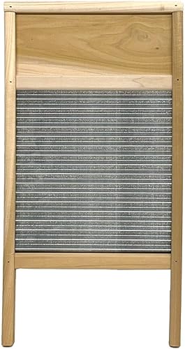 Miniatura 2 de Lehman's Lavabo manual de acero galvanizado, Rub-Lite, Ondulado, V Crimp, para función, decoración o música, 23.75 in x 12.5 in