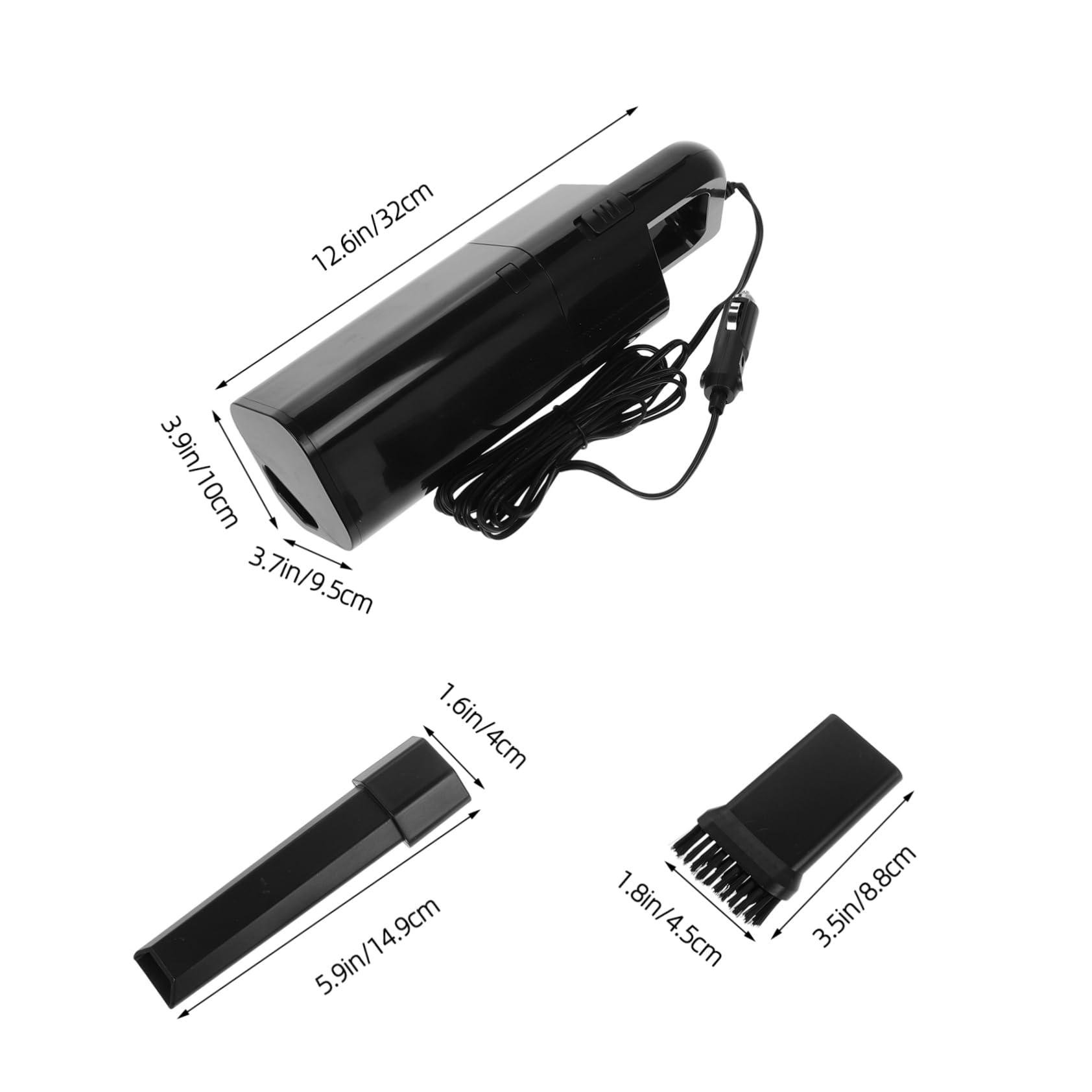 Beatifufu Strong Suction 120w Car Vacuum Wet Dry Function Mini Handheld Auto Vacuum Cleaner for Car