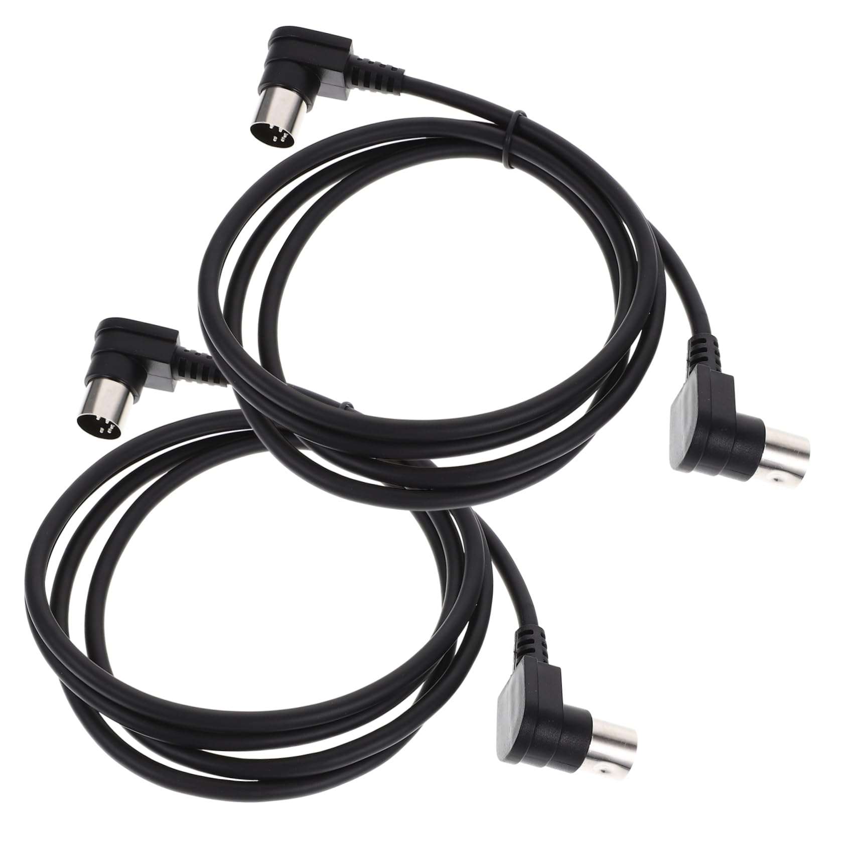 Toddmomy 2pcs Midi Extension Cable Reliable Audio Midi Connecting Cord for Stage and Performance Flexible and Durable Design for Stable Signal Transmission
