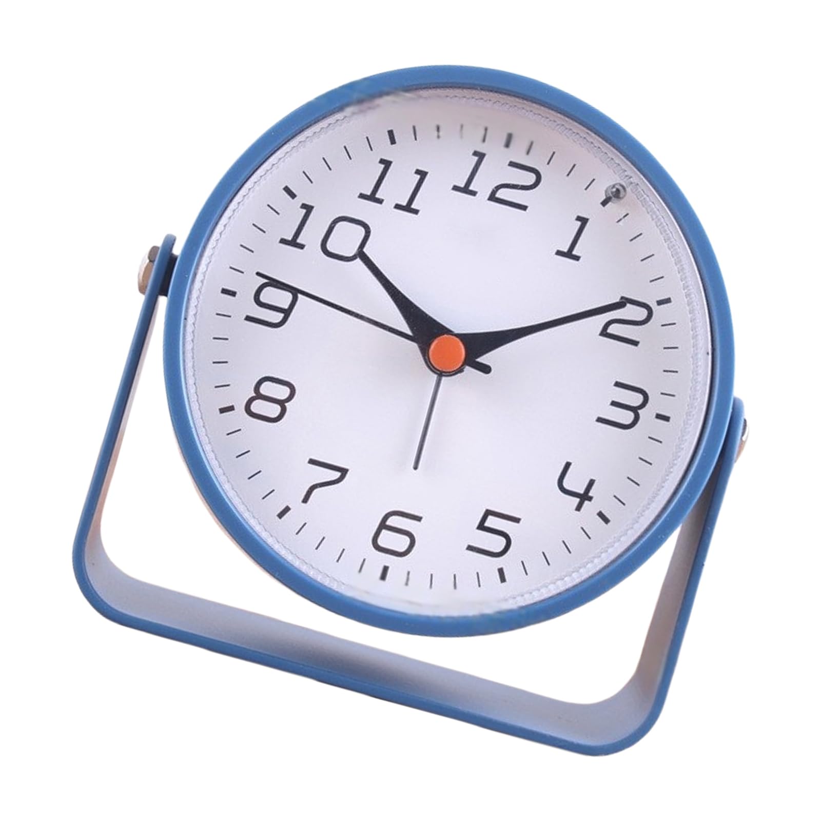 Xinsheinelry Classical Table Top Clock with Quiet Movement Durability Metal Construction Perfect for Enhancing Decors Clock