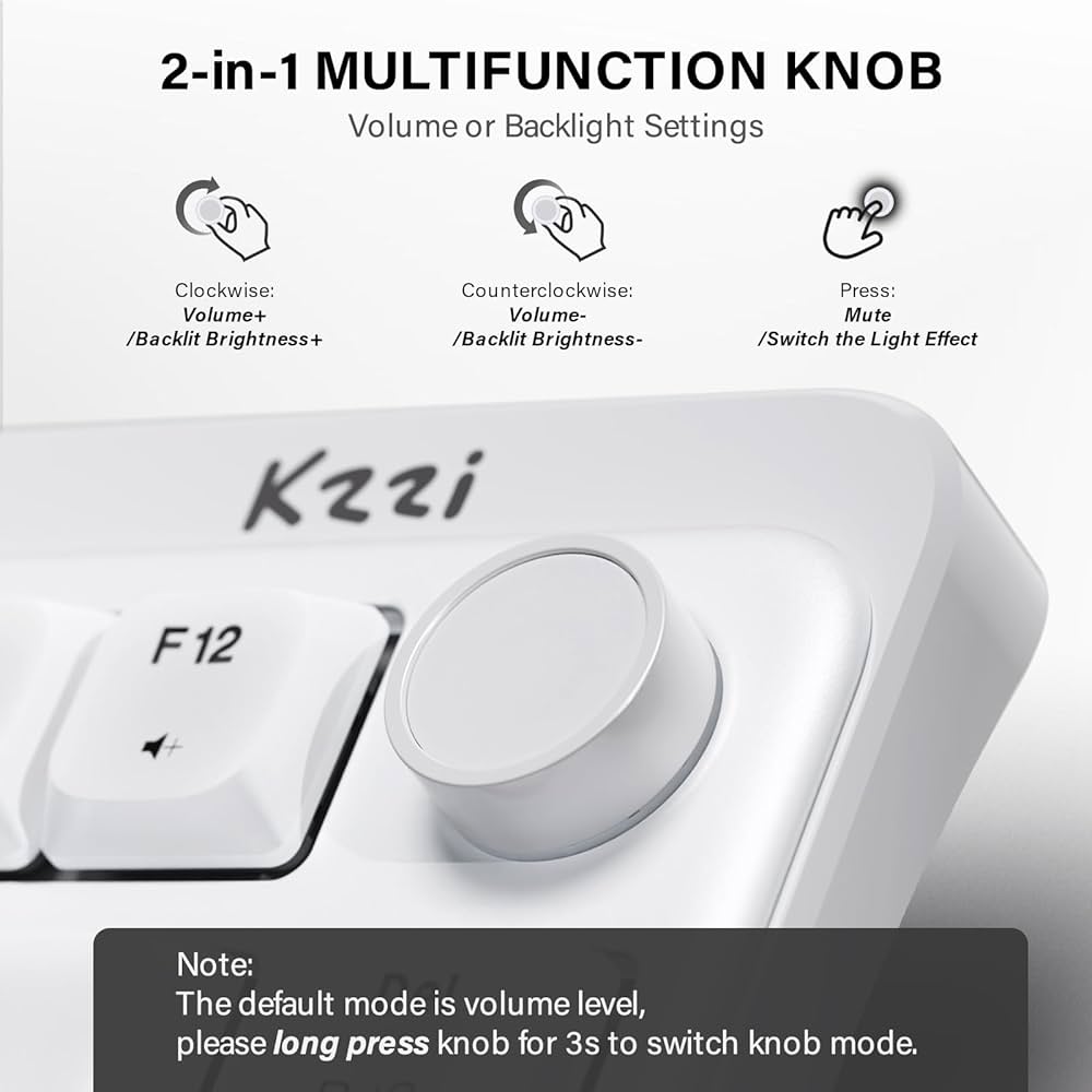 Amazon.com: KZZI i75 Low Profile Mechanical Keyboard with