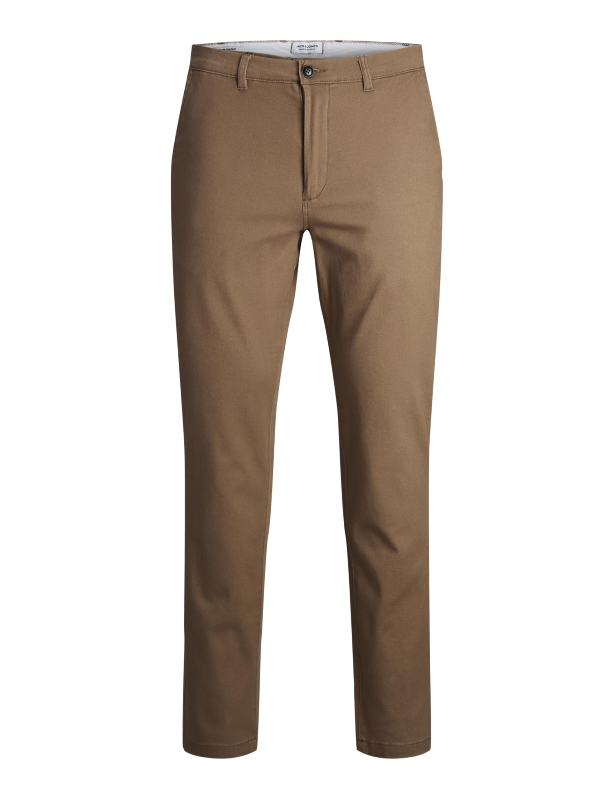 JACK & JONES PLUS Men's Jpstmarco Jjdave Lc Noos Pls Chino Trousers, Otter, 44W x 34L