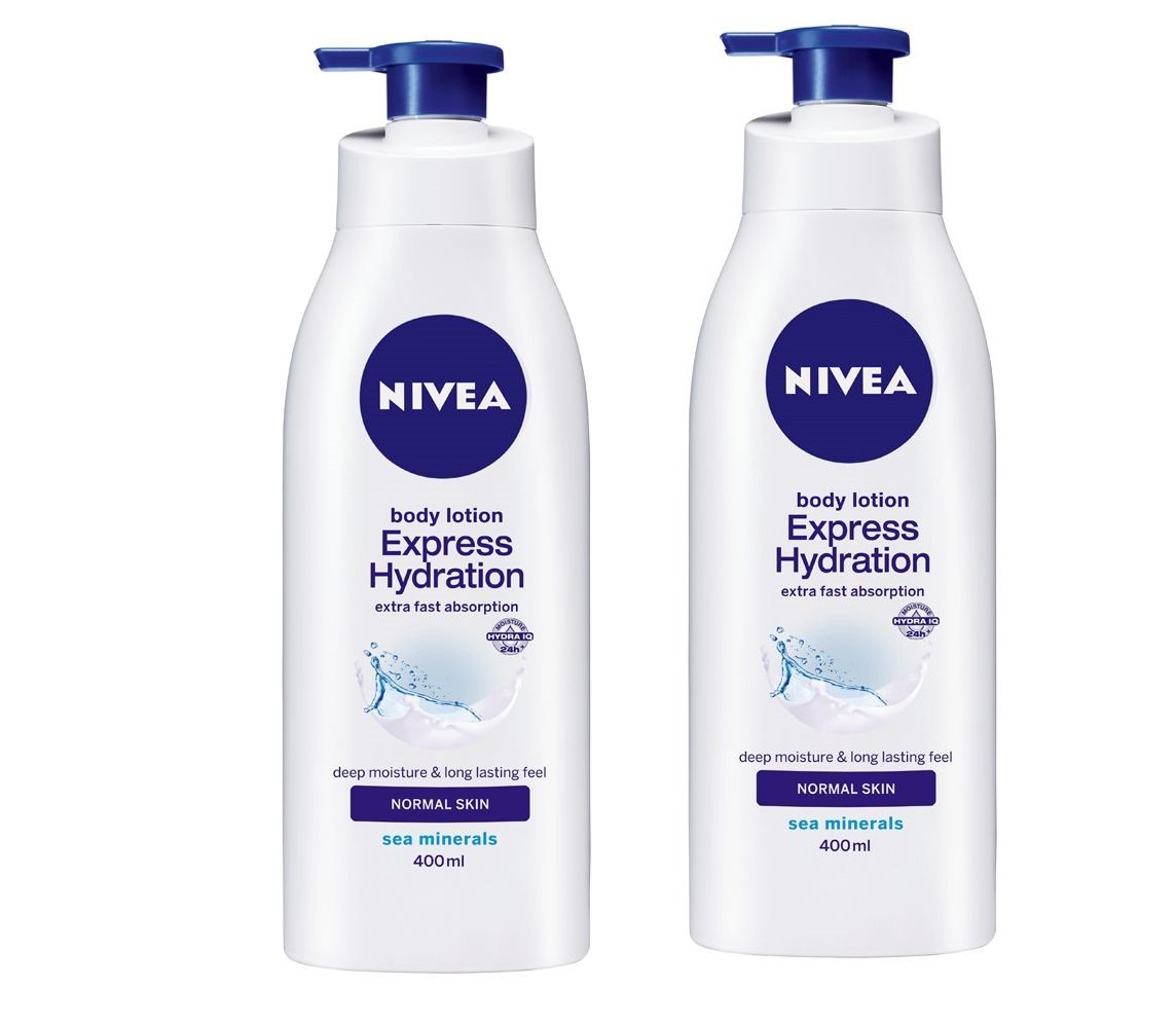 Nivea Body Lotion Express Hydration 400ml ( Pack of 2)