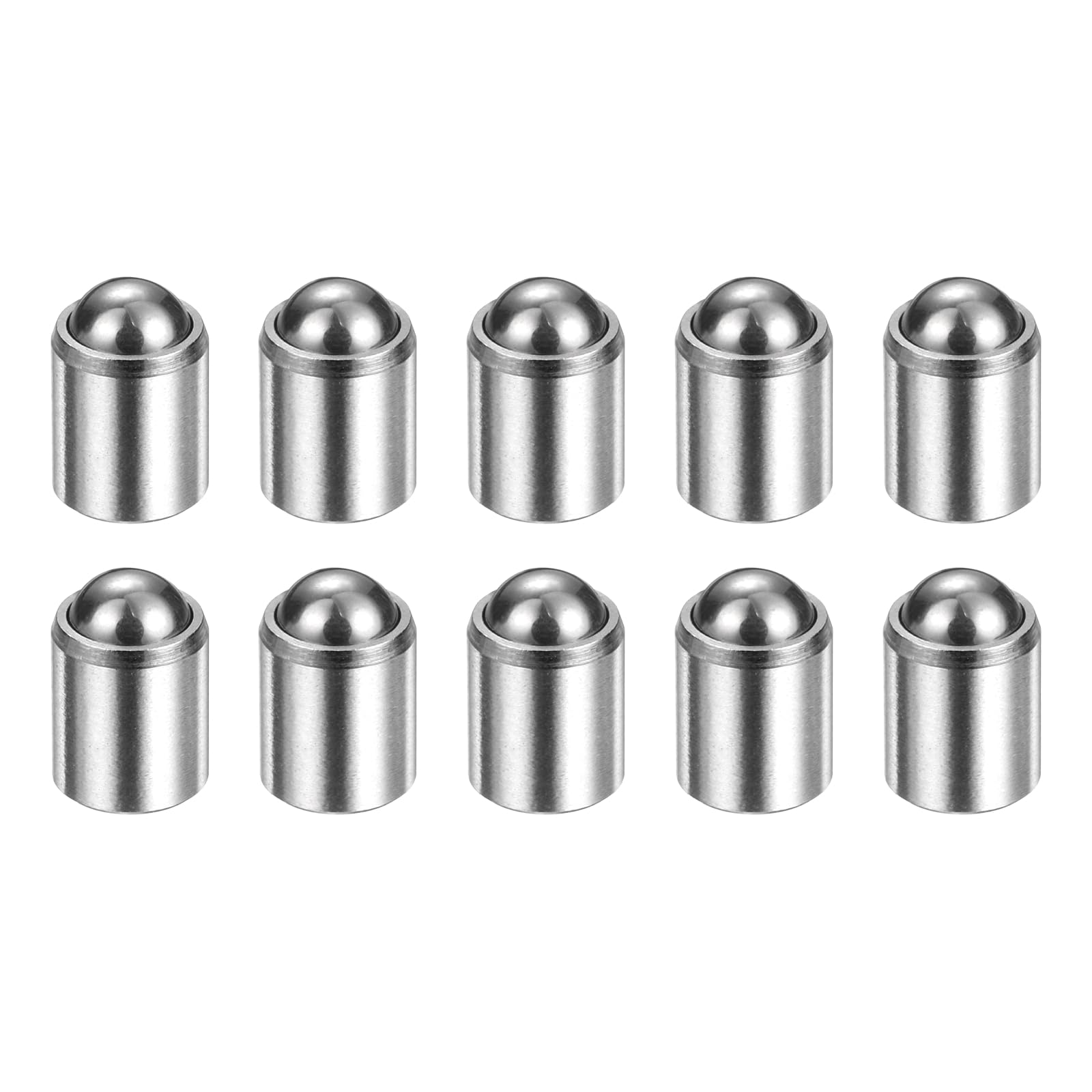sourcing map Ball Point Spring Plungers 5x6mm 30N Elasticity 10pcs