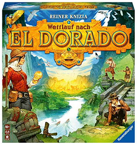 Ravensburger 27457 - Race to El Dorado, Strategy Game, Game for Adults and Children from 10 - Tactical Game Suitable for 2-4 Players