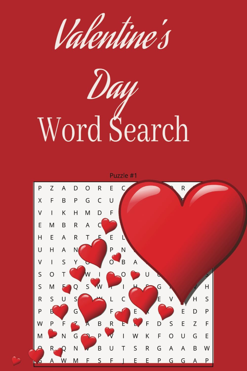 Valentine's Day Word Search: Fun word find puzzle for Seniors, Adults and Teens