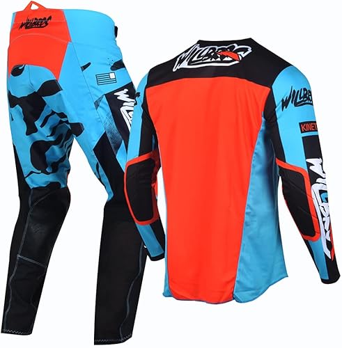 Miniatura 3 de Conjunto de pantalones de motocross para hombre, motocross, motocross, motocross, ropa de carreras para mujeres y adultos