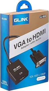 GLINK Vga to HDMI Adapter with Audio