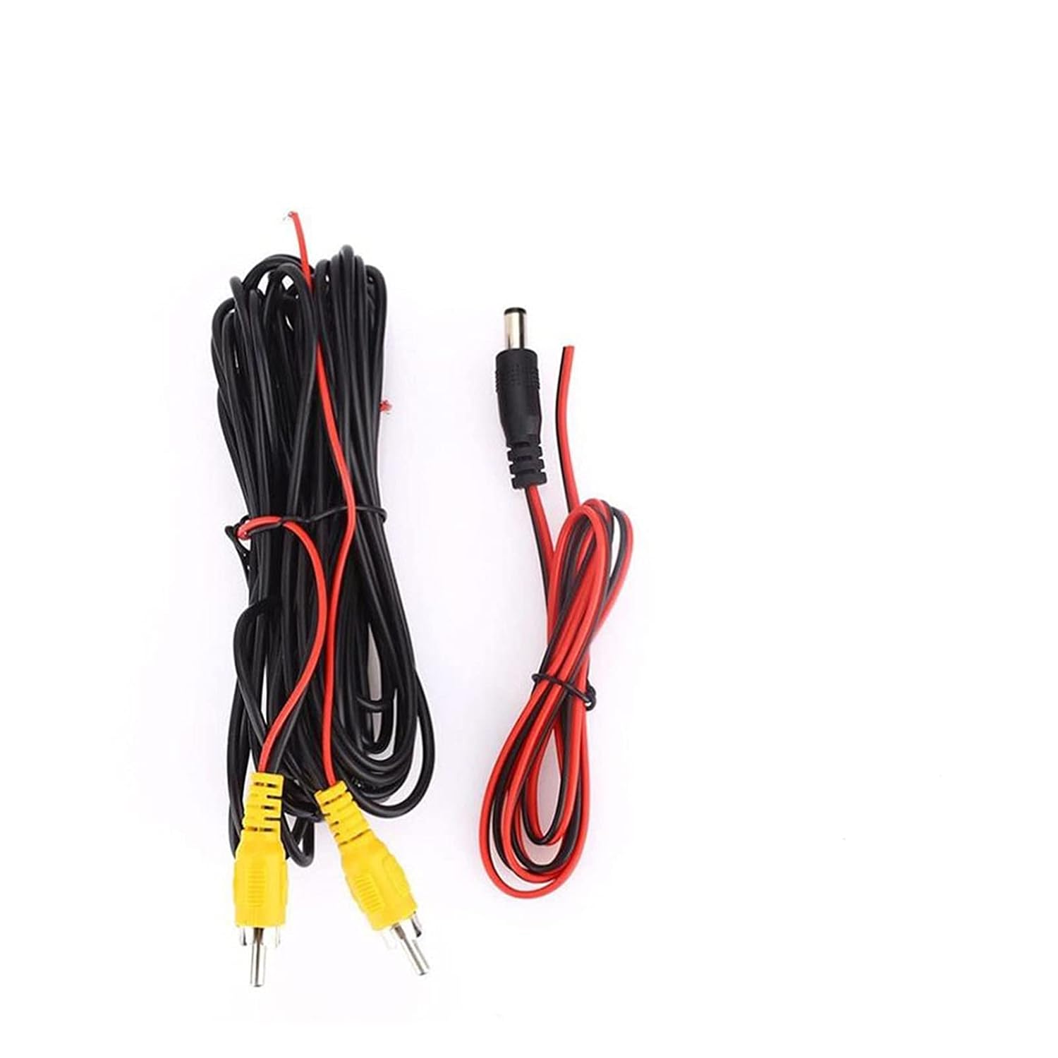 Dash Camera for Cars 2pcs 6 Meters RCA Video Signal Cable Universal Waterproof RCA 6 Meters Wire for Connecting Reverse Camera with Car Multimedia Monitor Rear View Camera