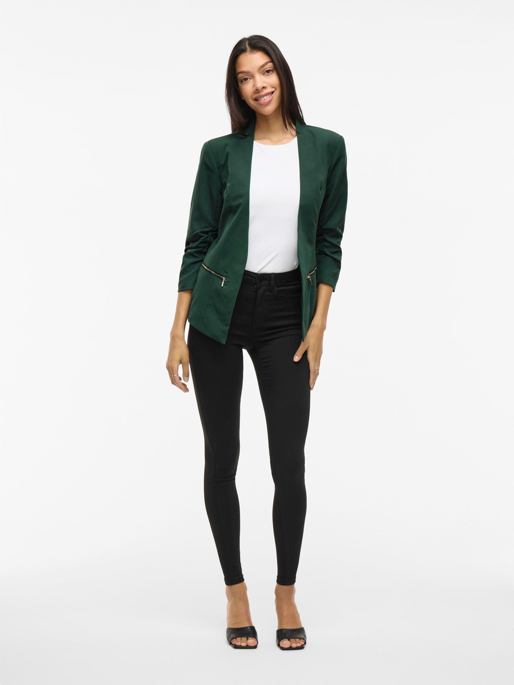 Vila Blezerek Kobiety Vijoy 3/4 Blazer - Noos
