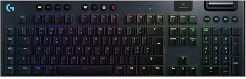 Teclado mecánico inalámbrico Logitech G915 para juegos táctiles (renovado)