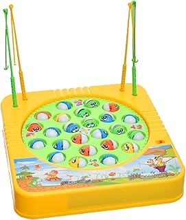 Generic Fishing Toy Large Size Set Of 45 Pieces For 5 Kids - Multi Colour
